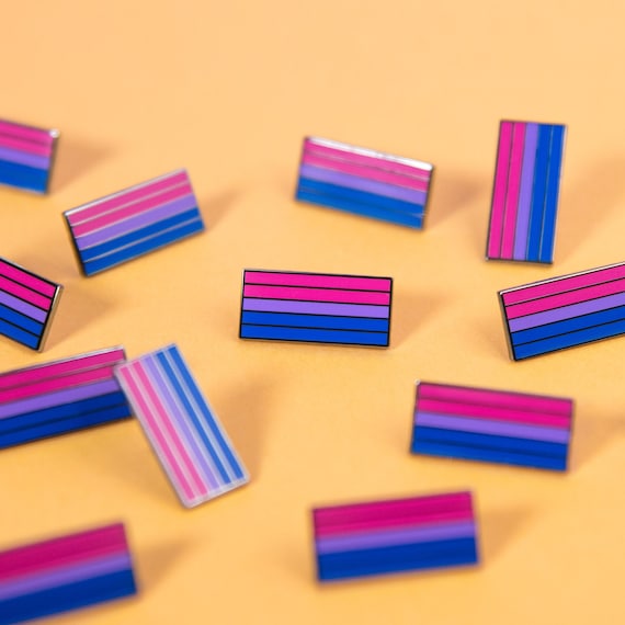 The Bisexual Flag Enamel Pin