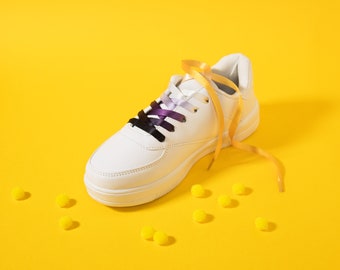 Non-Binary Pride Shoelaces