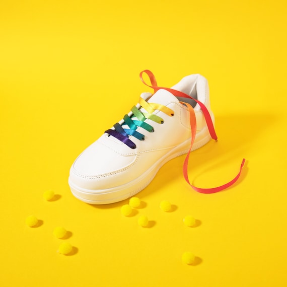 Rainbow Pride Shoelaces