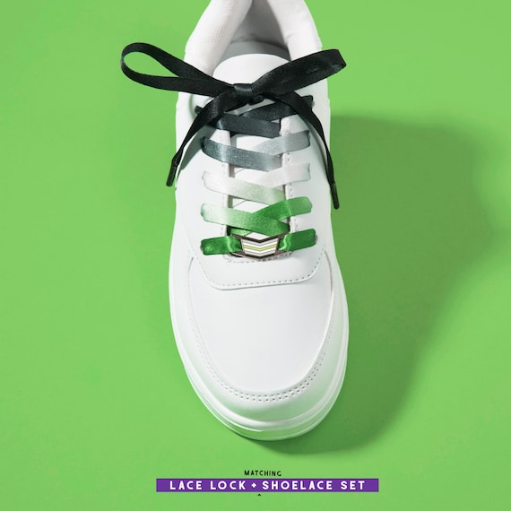 Agender Lace Locks Subtle LGBT Pride Shoelace Enamel Badge Shoe Charm  Genderfuck Gender Void Agender Nullgender Genderless Nonconforming 