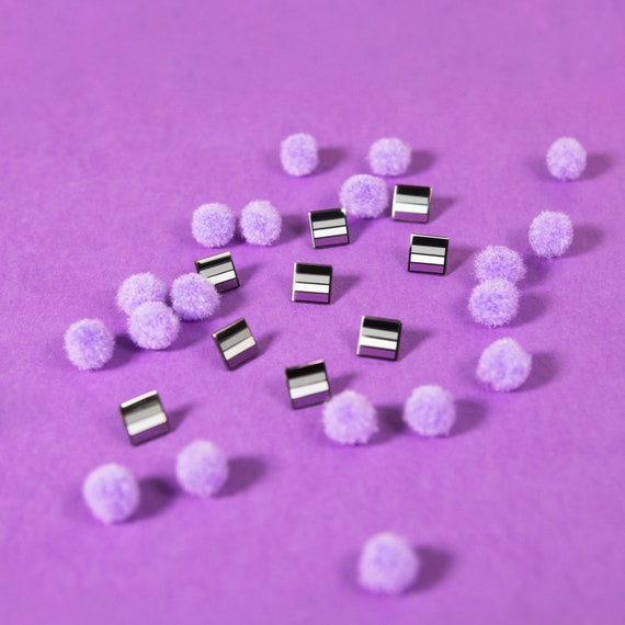 The Mini Asexual Flag Pin