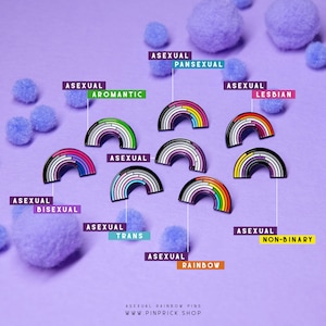 Trans / Lesben Regenbogen Pin Frauen existieren gültige Pride Accessoire Liebe Bedeutung Demonstration Leben Matter Pronomen Sie Enby Nonbinary Genderqueer Bild 8