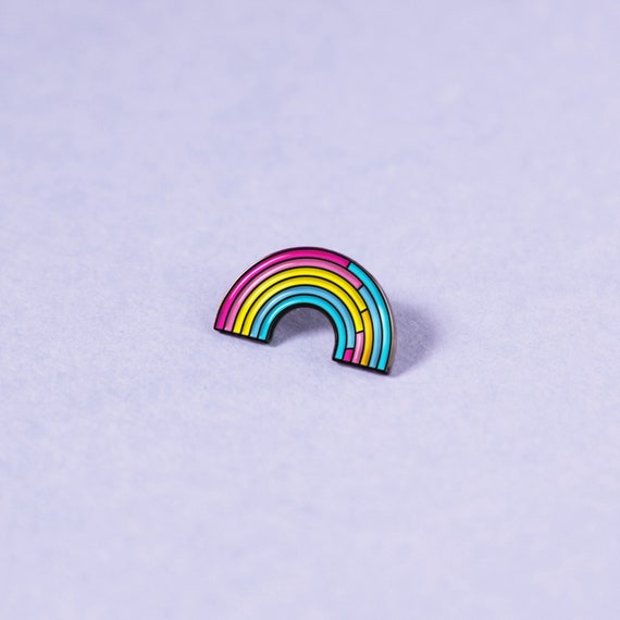 The Pansexual Rainbow Enamel Pin