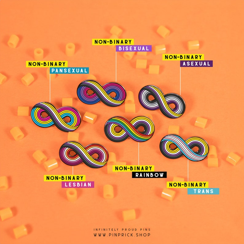 Trans Infinity Infinitely Trans-pansexual Pin — Omnisexual Pan Pride Transgender ...