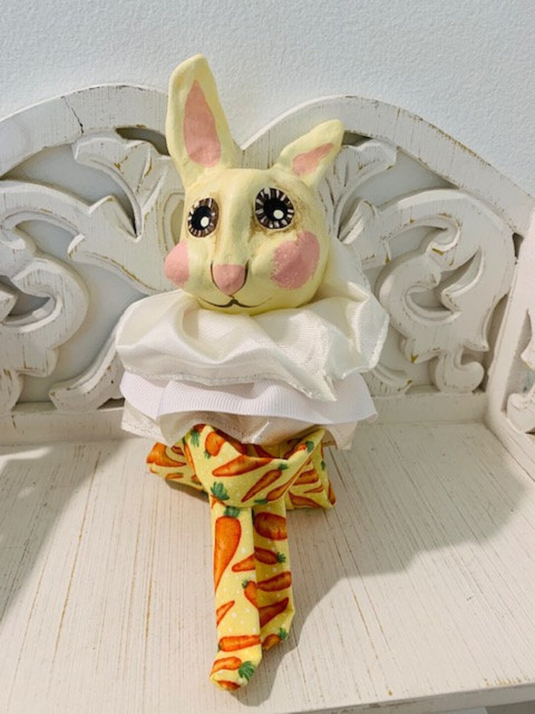 Vintage Inspired Bunny Knee Hugger Doll Etsy