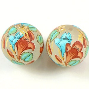 Cuentas Tensha de 14 mm, iris sobre escarcha, cuentas japonesas tensha hechas a mano, cuentas redondas, cuentas focales, 2/5/10 piezas