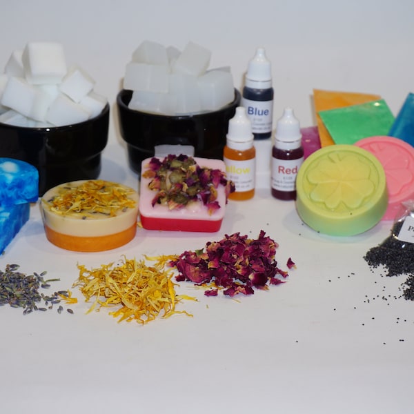 Soap Making Kit - Double Soap - Multi Colour  (Melt & Pour)