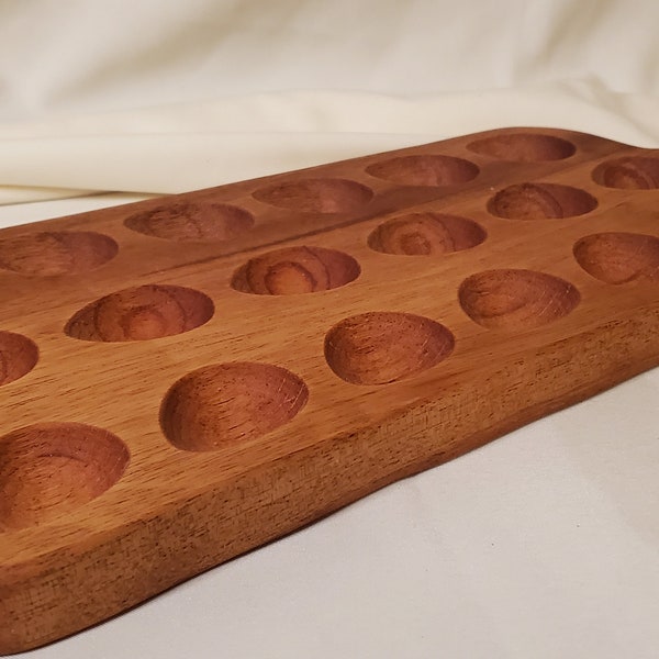Wooden Deviled Egg Serving Tray Etsy