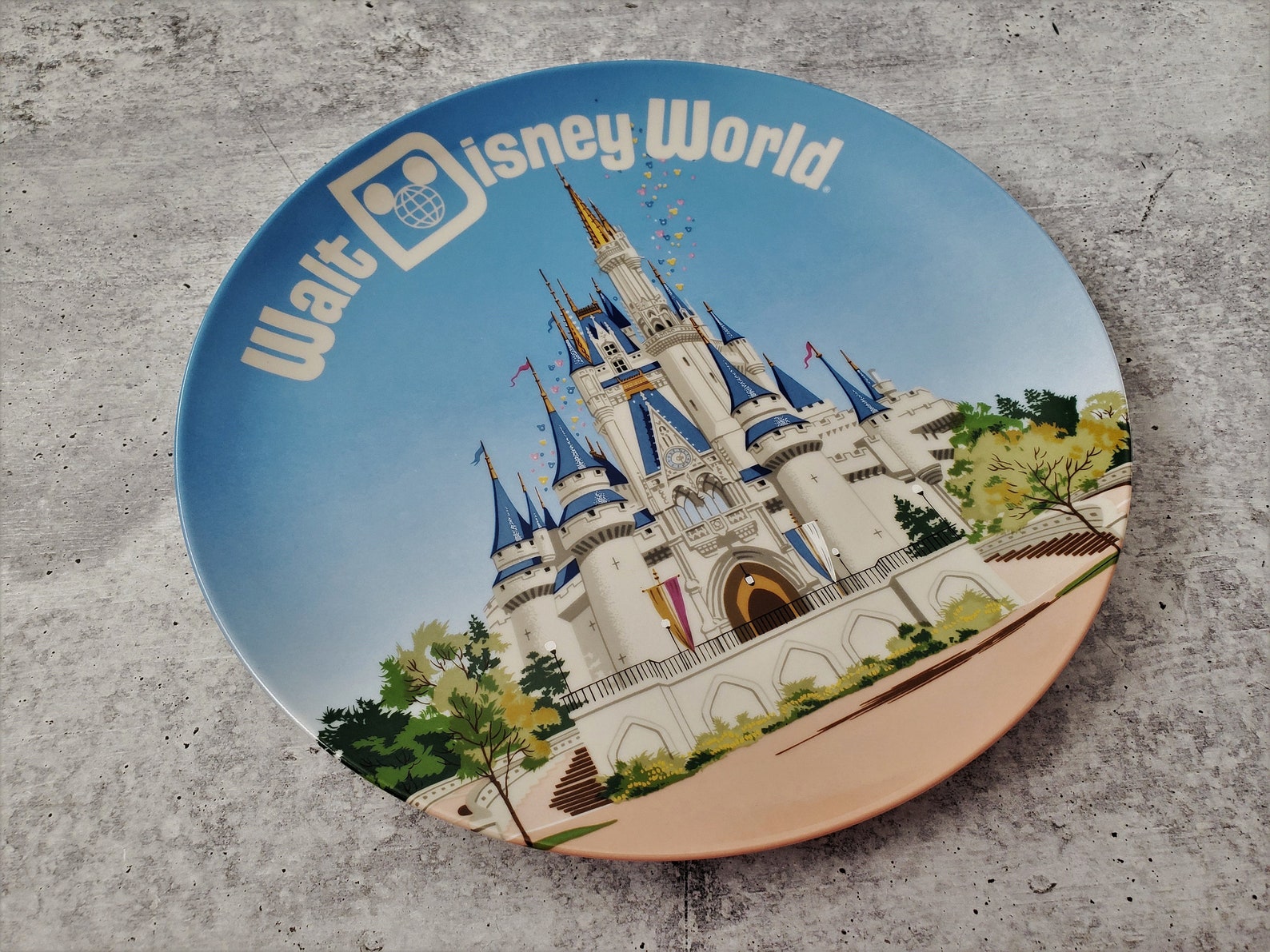 DISNEY SOUVENIR PLATE Walt Disney World Collectors Plate Etsy