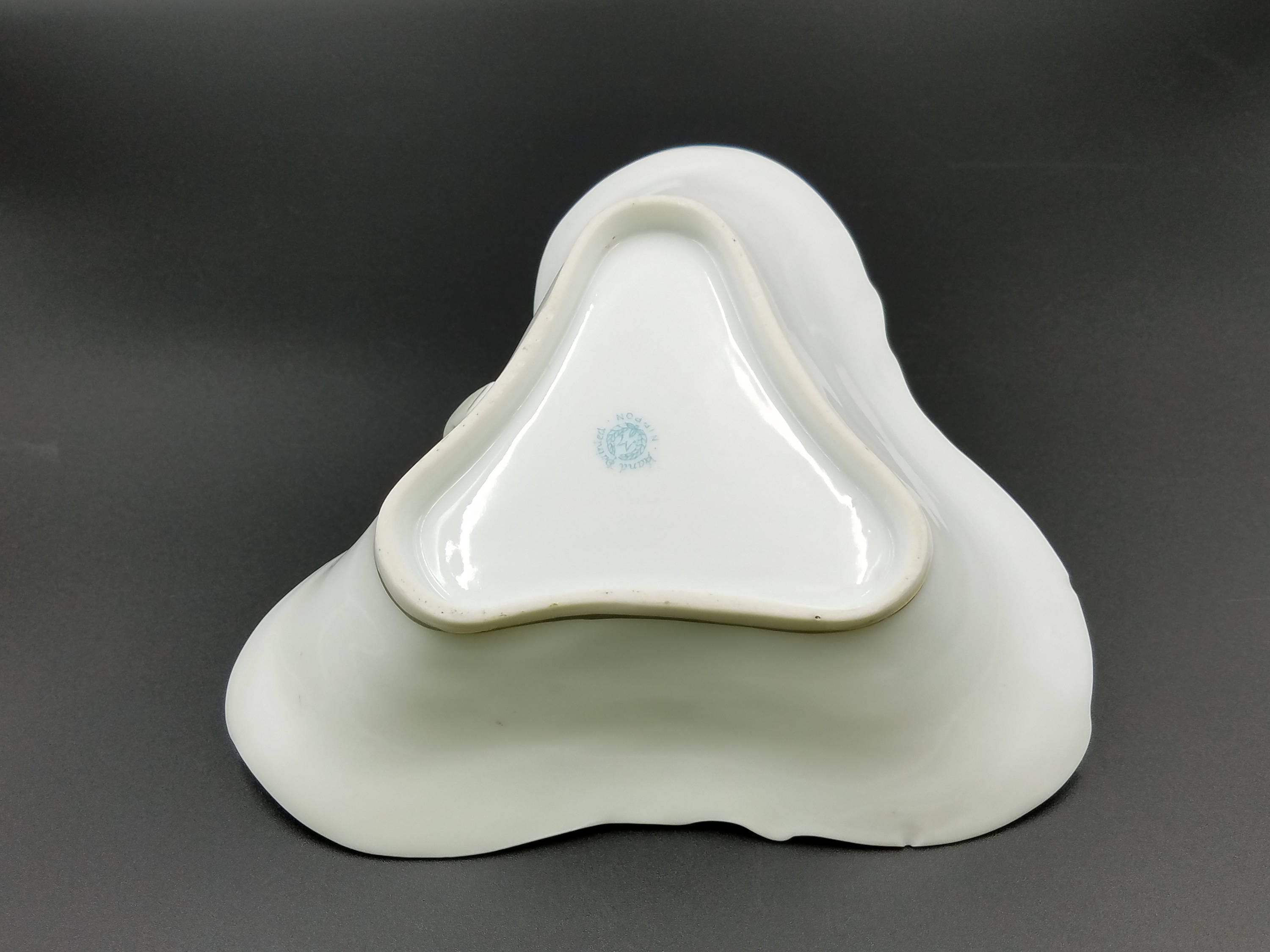 NAPPY DISH Hand Painted Nippon Noritake Nappy Dish Pink Etsy