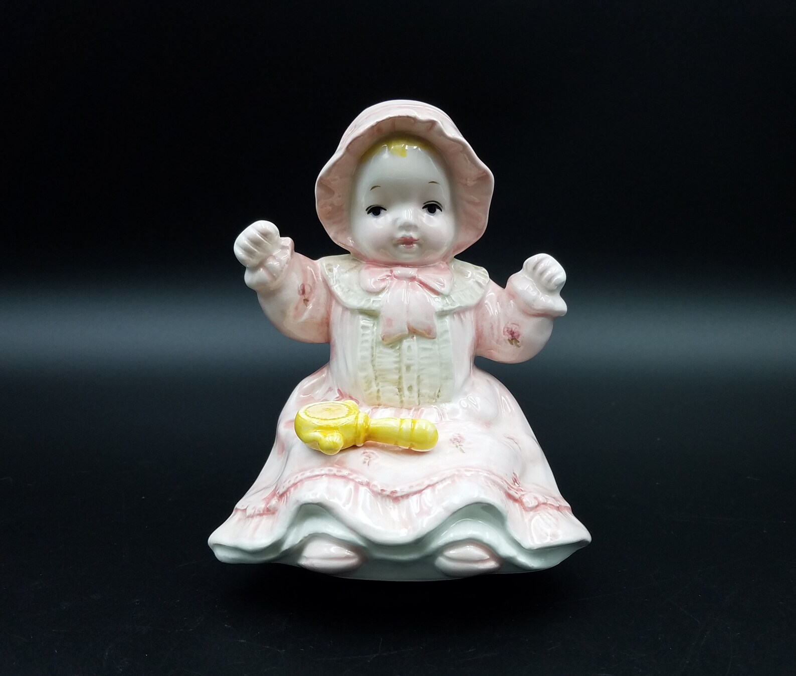 MUSIC BOX Schmid Baby Girl Music Box 1983 Brahms Lullaby Etsy