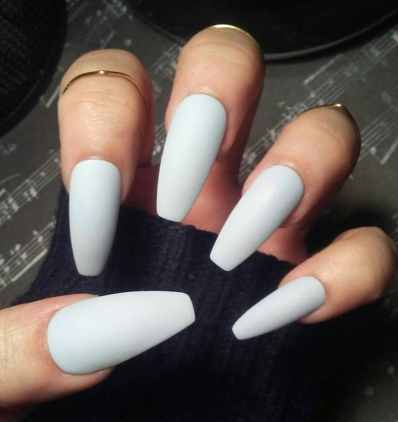 light blue acrylic nails matte light blue acrylic nails matte
