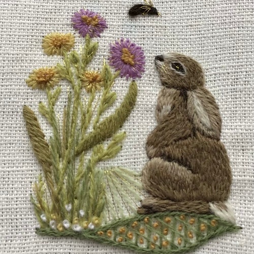 Crewel Embroidery Kit wonderland Etsy