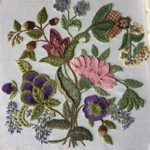 Intermediate Level Crewel Embroidery Kit - Masquerade