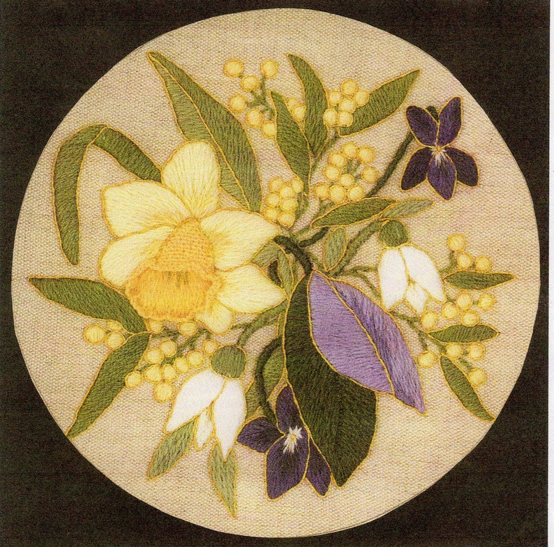 Springtime-Crewel embroidery kit