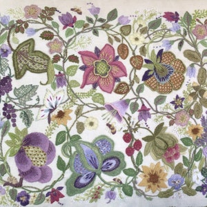 Crewel Embroidery kit called Greensleeves