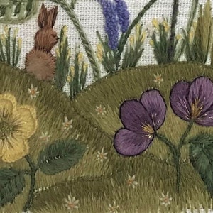 Meadowland-a Crewel Embroidery kit image 2