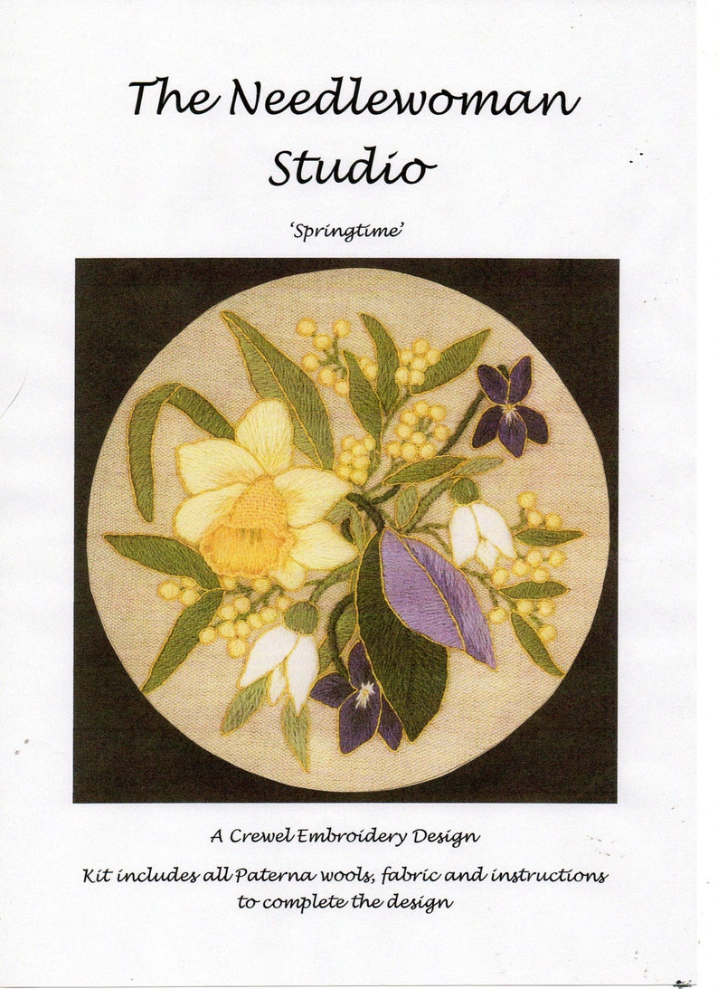 Springtime-Crewel embroidery kit