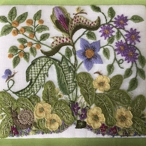 Intermediate Level Crewel Embroidery Kit - Life in the Slow Lane