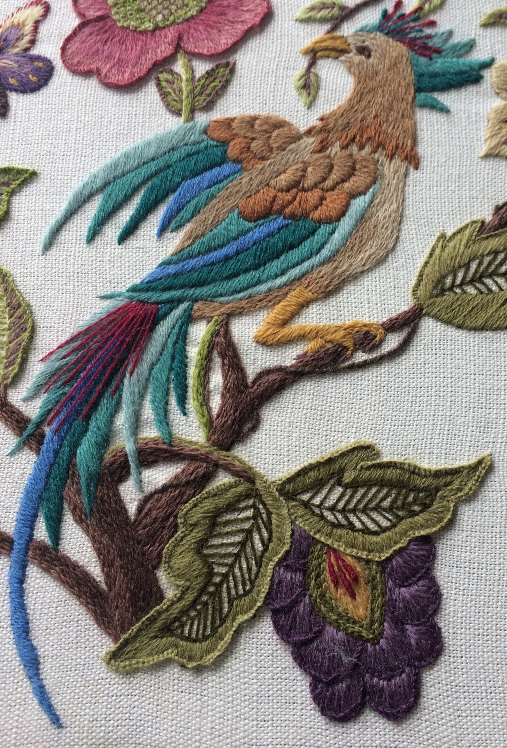 Arcadia, A Crewel Embroidery Kit -   Crewel embroidery patterns, Crewel  embroidery, Embroidery patterns