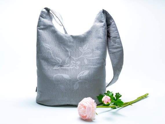 grey slouch bag