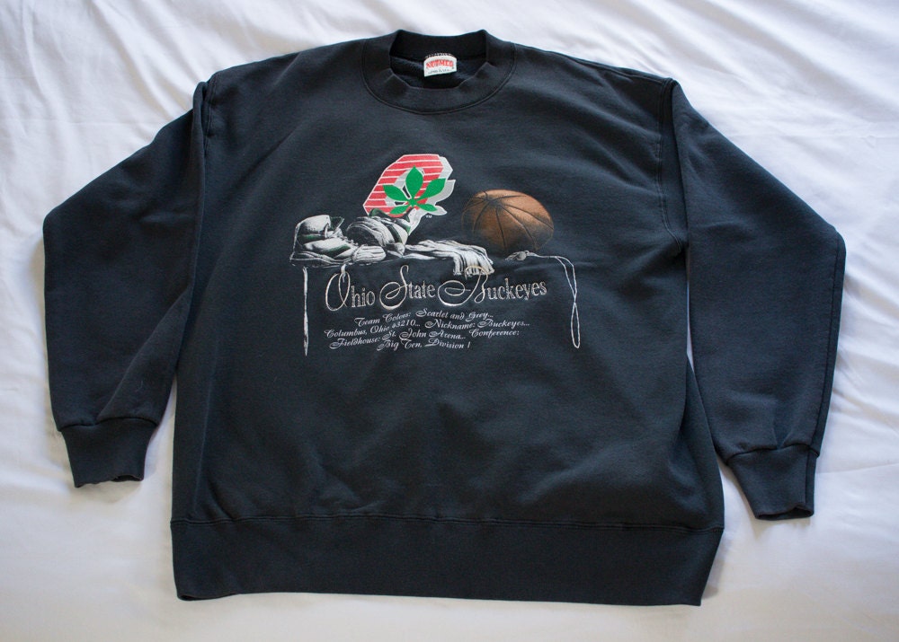 ohio state men's crew neck sweatshirt