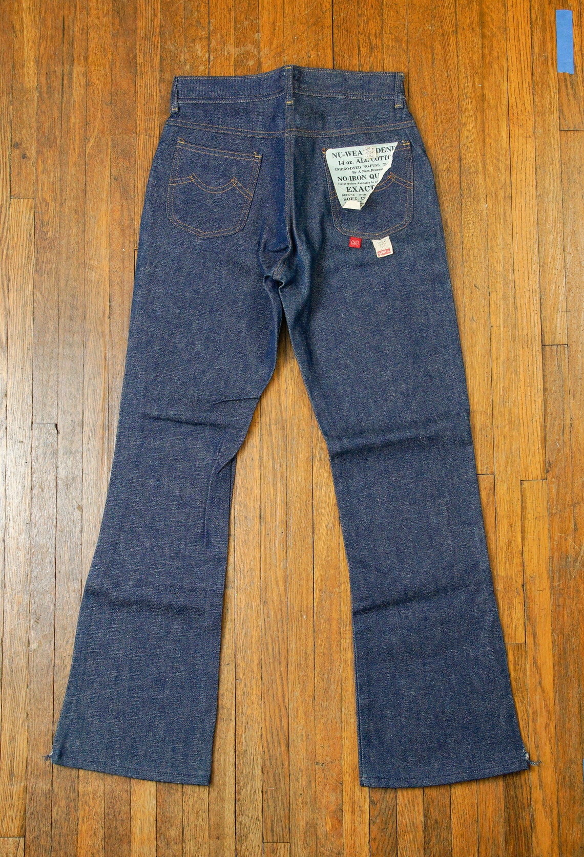 Vintage Tuf Nut 14oz Denim Jeans Size 18 Regular actual Etsy