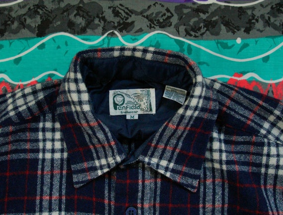 80 s Penfield Trailwear laine mélangée flanelle chemise carreaux à carreaux chemise taille M bleu rouge blanc - vente - f4657b 80 s Penfield Trailwear laine mélangée flanelle chemise carreaux à carreaux chemise taille M bleu rouge blanc - vente - f4657b