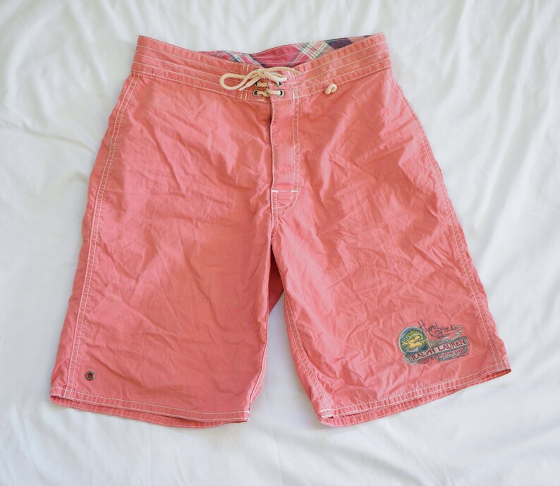 yellow polo swim trunks