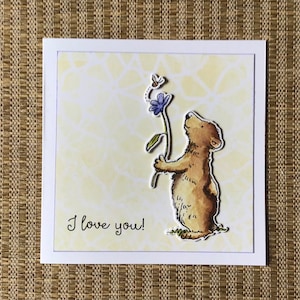 Biglietto d'auguri con orso, biglietto d'auguri per anniversario, biglietto fatto a mano, biglietto d'amore con orso, San Valentino, biglietto d'amore per lui, biglietto d'amore per lei,