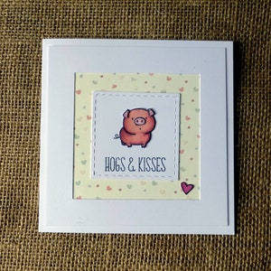 liefdeskaart, jubileumkaart, trouwkaart, handgemaakte kaart, liefdeskaart varken, valentijnskaarten, verjaardagskaart, liefdeskaart voor hem, liefdeskaart voor haar