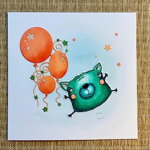 Tarjeta de cumpleaños divertida, tarjeta de cumpleaños para perro, tarjeta de cumpleaños para ella, tarjeta de cumpleaños para él, tarjeta de cumpleaños hecha a mano, tarjeta de cumpleaños para niño