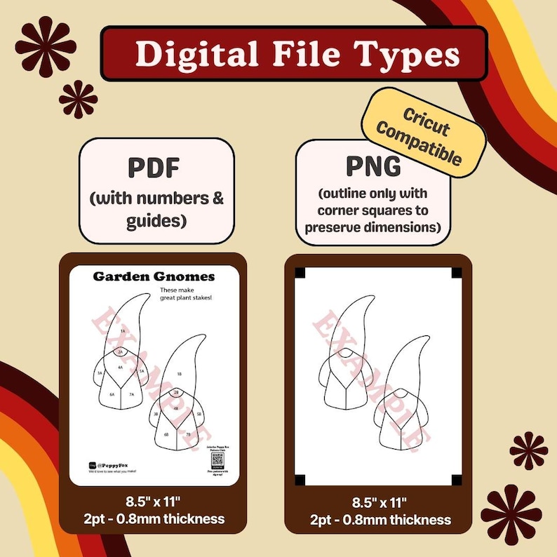Stained Glass Pattern - DIGITAL FILE (Pdf & Png) - Dapper Pumpkin Retro Vintage Halloween - Beginner/Easy Suncatcher Template - License image 6