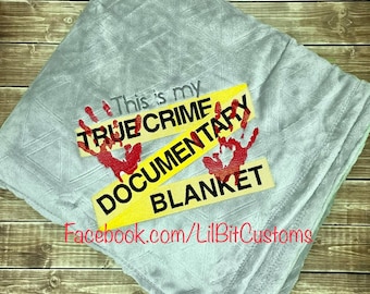 True Crime Documentary Blanket