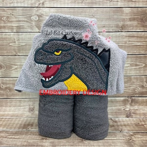 Giant Lizard Embroidery Design Appliqué file