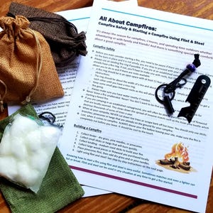 Flint & Steel Fire Starting Kits