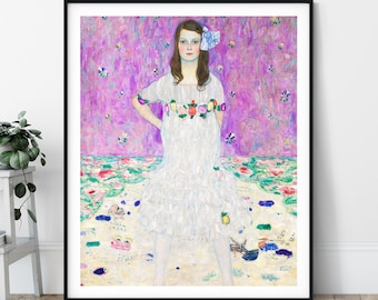 Mäda Primavesi Print - 20th Century Painting, Eclectic Art, Modern Art Nouveau, European Art, Gustav Klimt, Colorful Art, Feminine Wall Art