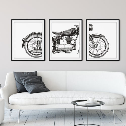 AMERICAN MADE BIKER ACCENT THROW PILLOW MAN CAVE GAME ROOM 