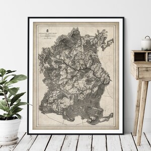 1867 Appomattox Court House Map Print: Vintage Civil War Battle Art