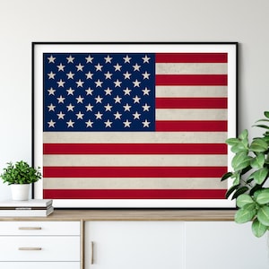 American Flag Poster - Etsy