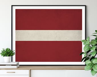 Latvia Flag Print, Latvia Flag Art, Latvia Gifts, Flag Poster, Moving Gift, Vintage Flag Wall Art, Latvian Art, Latvian Flag, Latvia Art