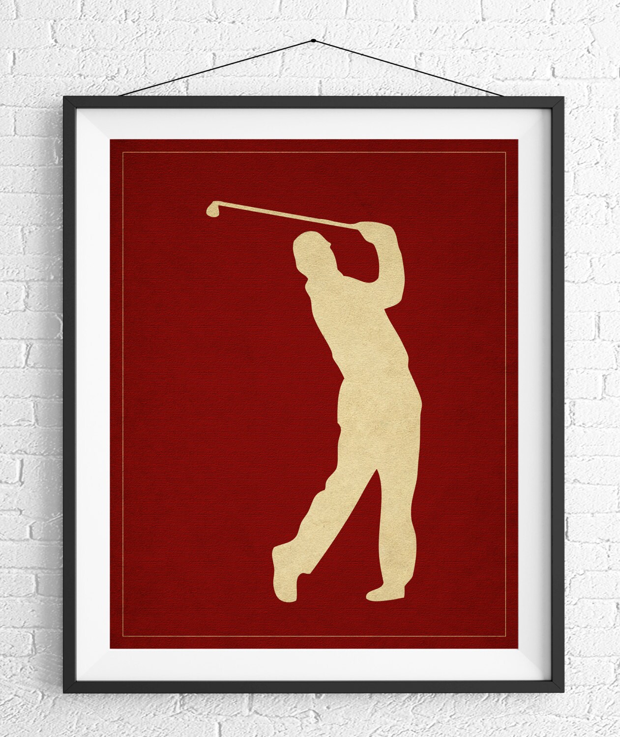 Golf Art, Golf Gifts for Men, Golf Decor, Golf Print, Gift for Golfers