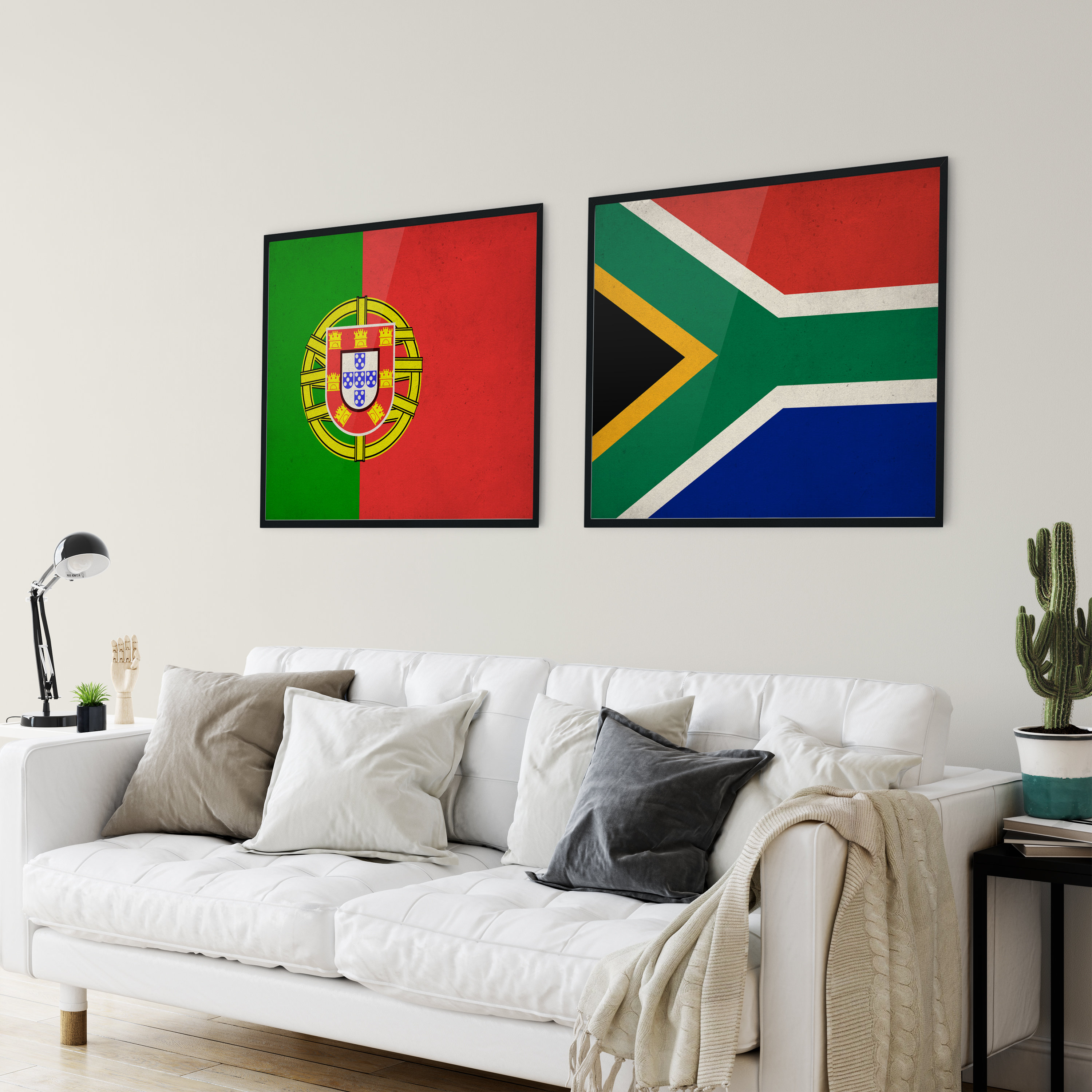 Portugal Flag Art, Portugal Flag Print, Flag Poster ...