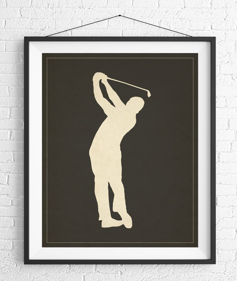 Golf Art Golf Gifts For Men Golf Decor Golf Print Gift For Etsy