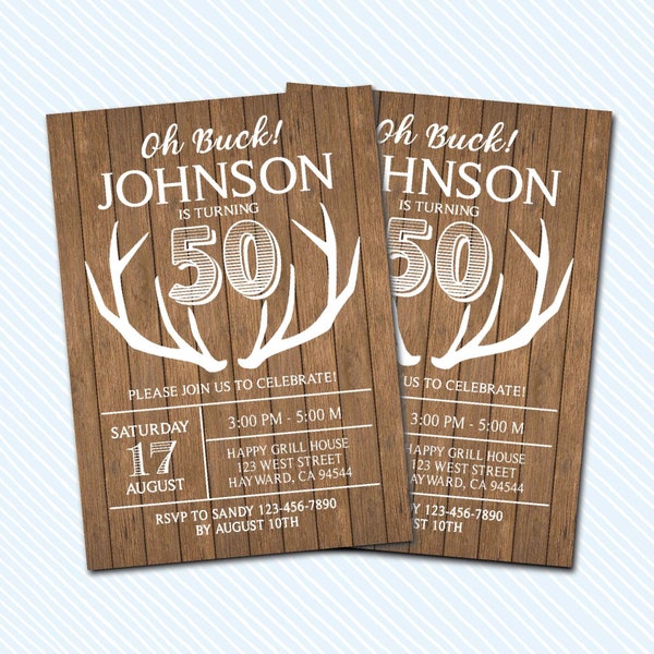 Rustic Invitation - Etsy