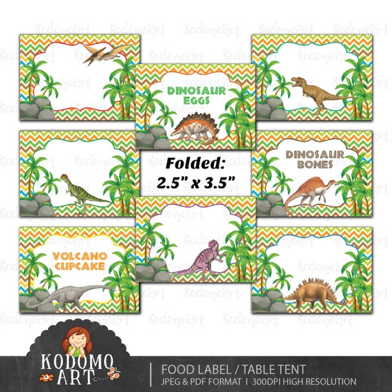 digital-printable-dinosaur-food-label-table-tent-instant-etsy