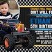 Digital Printable Monster Truck Birthday Invitation Boy Etsy Il 75x75.1319223087 Ja36
