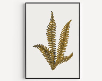 Botanical Print, Art Print, Yellow Wall Art, Botanical, Wall Art Print, Yellow Print, Modern Print, Scandinavian Print, Minimalist, Wall Art