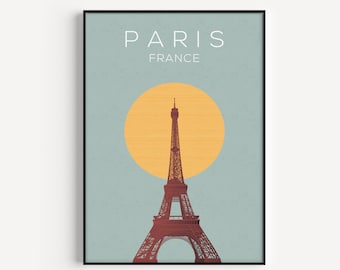 Paris Print, Paris Wall Art, Prints, Paris Poster, Travel Poster, Eiffel Tower, Wall Art, Travel Print, Paris, Art Print, Travel Wall Art