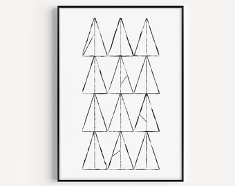 Black and White, Prints, Wall Art Print, Minimalist Print, Black White Print, Black White Art, Wall Art, Art Print, Scandinavian Print, Art